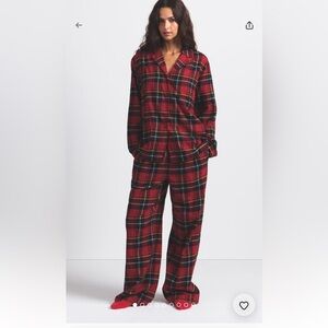 Skims flannel sleep long sleep set for Christmas